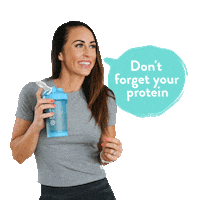 Fitness Protein Shake Sticker by paleomg