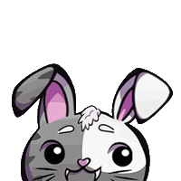 isdandy conejo isdandy gatonejo nekunii Sticker