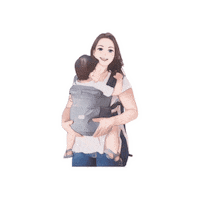 Wrap Babywearing Sticker by Mamy Mamy