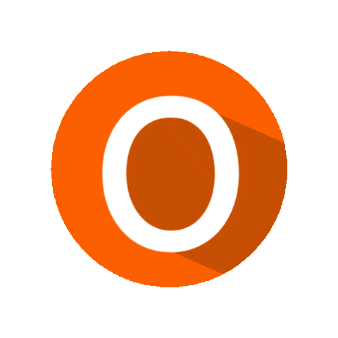 Orange Abc Sticker