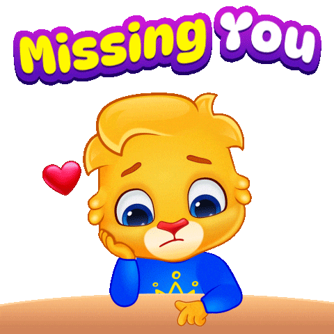 Missing Miss You Sticker by Lucas and Friends by RV AppStudios
