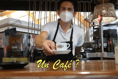 cafenaturalblendmontigala giphygifmaker hora del cafe café natural blend montigalá GIF