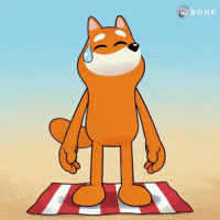 Sky Blue Eyes Closed GIF by BONK
