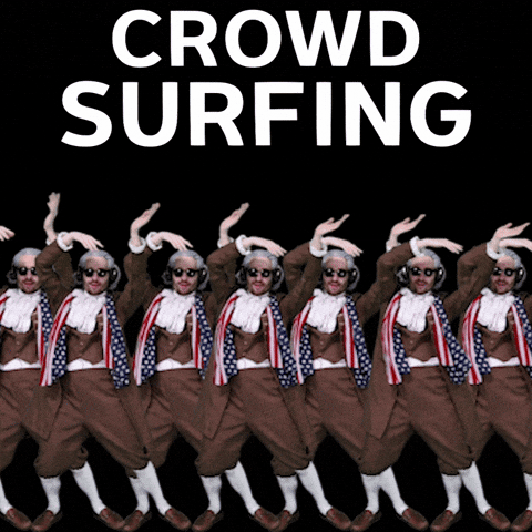 The Wave Concert GIF