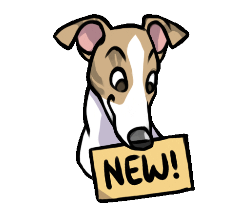 Dog New Post Sticker
