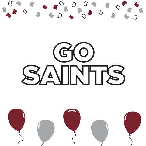 Aq Go Saints Sticker by Aquinas College