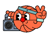 Converse Basketball Game Sticker by Yubia