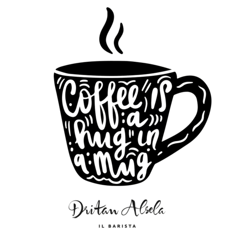 Germany Quote Sticker by Dritan Alsela Coffee