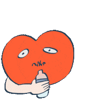 Illustration Drinking Sticker by Lipchan