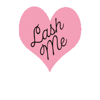 LashMeCosmetics heart beauty makeup lashes Sticker