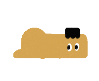 moremoretoe illustration monster butt lazy Sticker