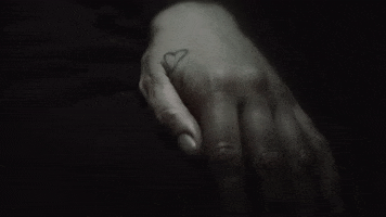 polyvinylrecords heart hand anxiety american football GIF