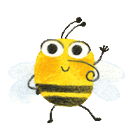 Wink Bee Sticker by Yogi Tea