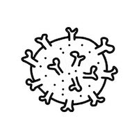 Corona Virus Sticker