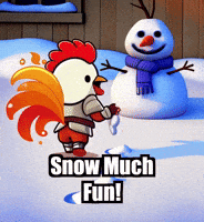 Snow Winter GIF by Zorooster