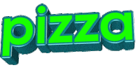 3D Pizza Sticker by GIPHY Text