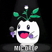 On Stage Mic Drop GIF by Magic Eden