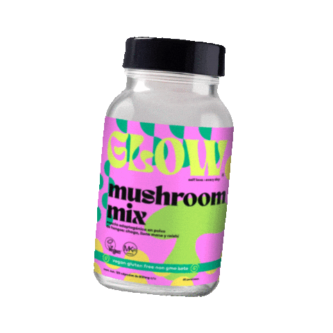 GLOWSuperfoods giphyupload glow adaptogenos magicelixir Sticker