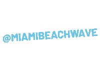 washavebid wave miamibeach miamibeachwave washave Sticker