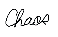 Chaos カオス Sticker