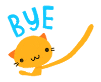Bye Bye Goodbye Sticker by Cindy Suen