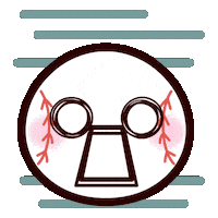 Sad Baseball Sticker