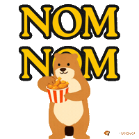 Hungry Fried Chicken Sticker by WorkBeaver