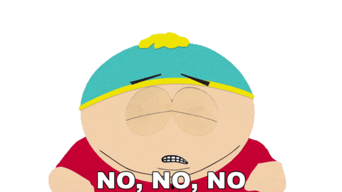 Eric Cartman No Sticker by South Park