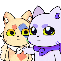 Hold Up Cooking Sticker by Lucky Kat Studios