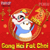 Chinese New Year Penguin GIF by Pudgy Penguins