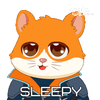 Tired Good Night Sticker by Hamieverse