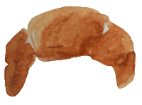 Croissant Good Morning Sticker