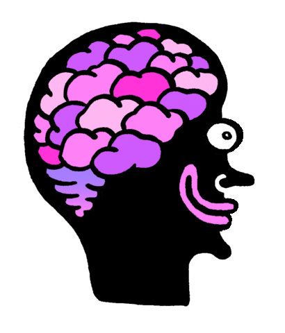 Meditation Psychedelia Sticker by Russell Taysom