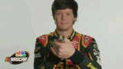 erik jones celebration GIF by NASCAR on NBC