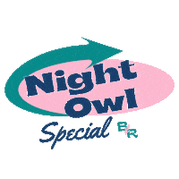 Night Owl Sticker by Bud & Rita's