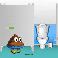 Bathroom Farting GIF by Hugo.fm