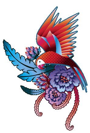 Bird Jungle Sticker