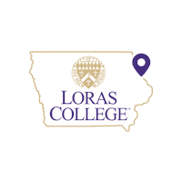 Clarke University Pride Sticker by Loras College