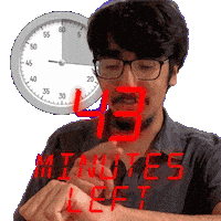 43 Minutes Sticker