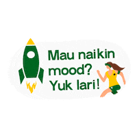 Marathon Lari Sticker by GROW IN ASIA Creative Consulting