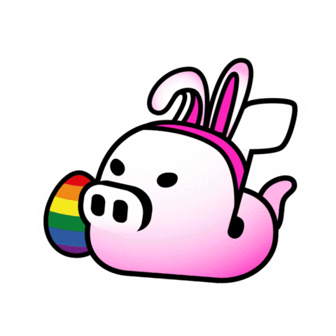 Gay Bear Sticker by Schwule Sau Hannover
