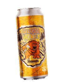 Beer Bear Sticker by Cerveza Baum