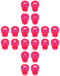 3D Skull Sticker by badblueprints