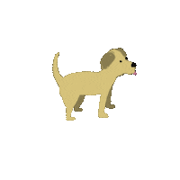 Dog Wagging Sticker