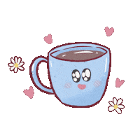 Iorguti love heart coffee flower Sticker
