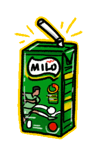 Milomalaysia Sticker by MILOMY