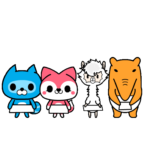 hang in there fighting Sticker by OO-Kun