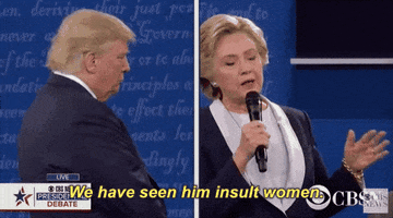 Presidential Debate Insult GIF by Election 2016