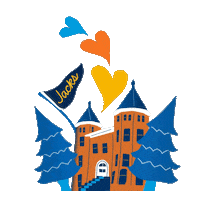 Northern Arizona University Hearts Sticker by NAUADV