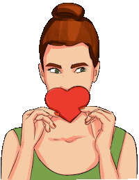 Be My Valentine Love Sticker by Doonails